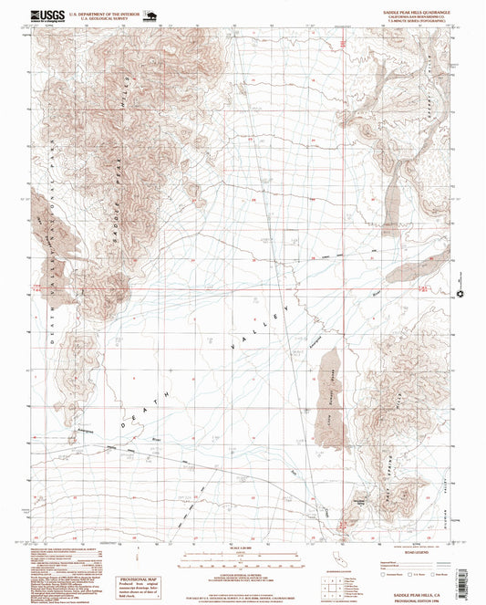 Classic USGS Saddle Peak Hills California 7.5'x7.5' Topo Map Image