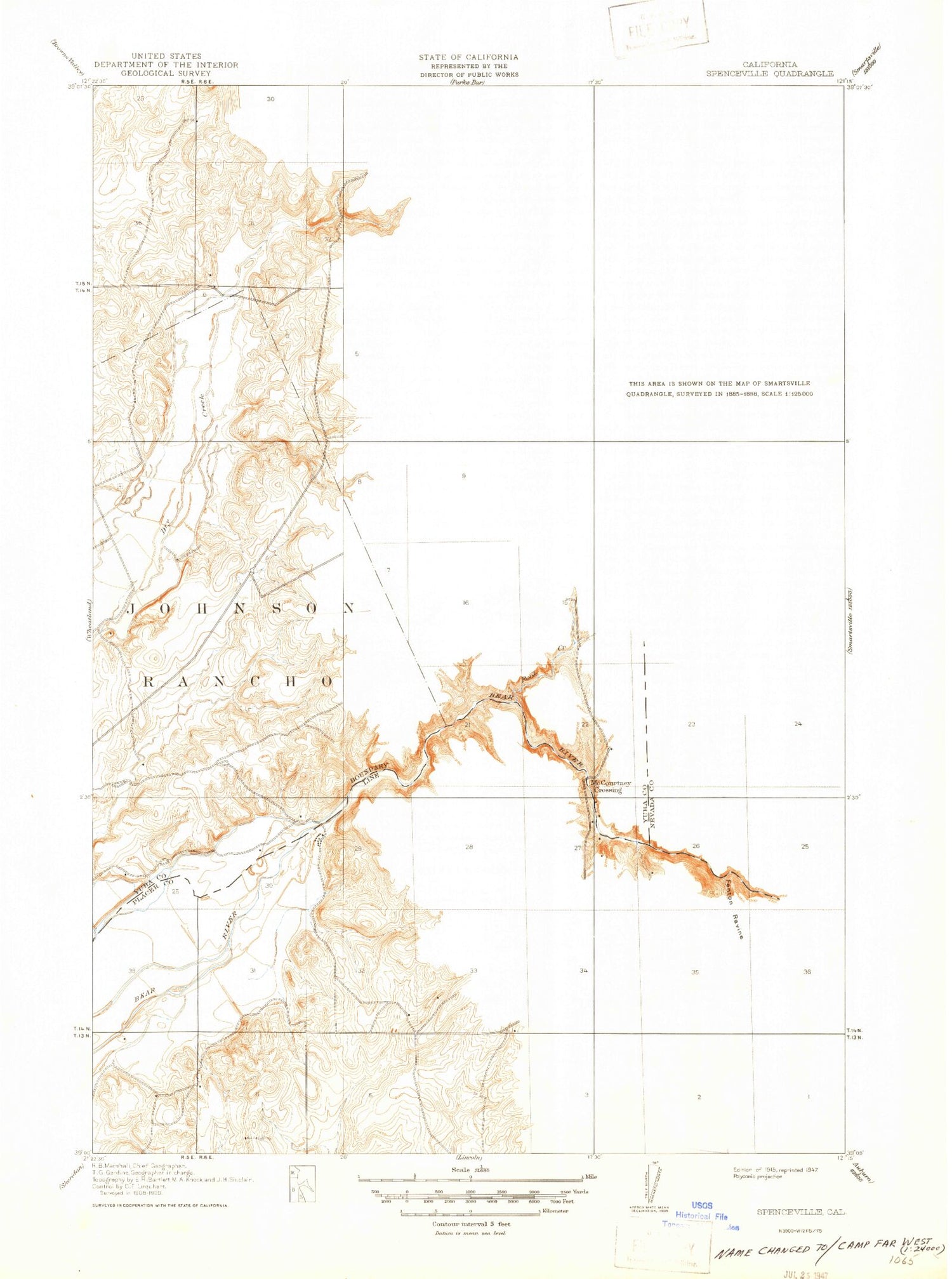 Classic USGS Camp Four Montana 7.5'x7.5' Topo Map Image
