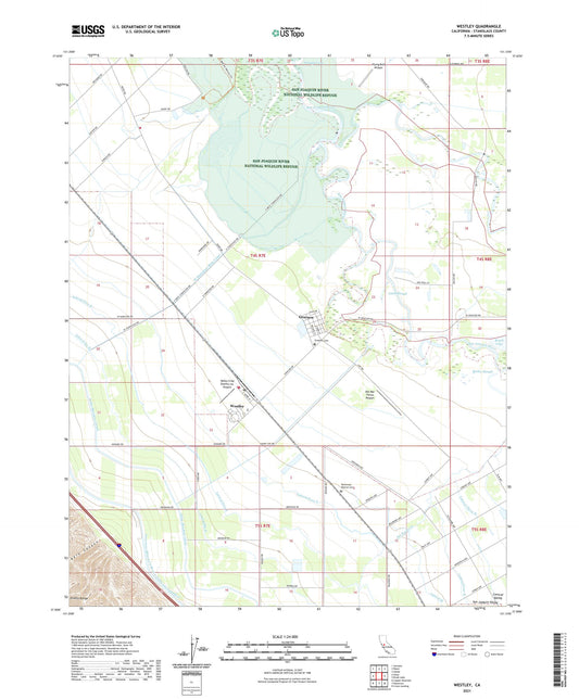 Westley California US Topo Map Image