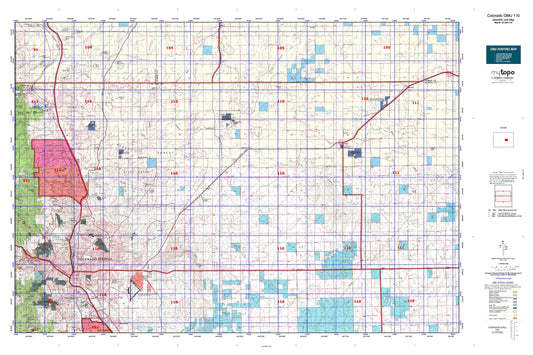 Colorado GMU 110 Map Image