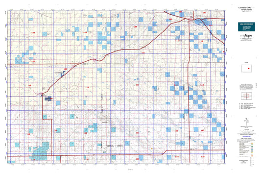 Colorado GMU 111 Map Image