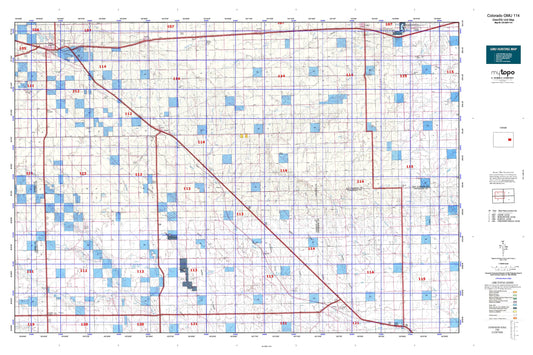 Colorado GMU 114 Map Image
