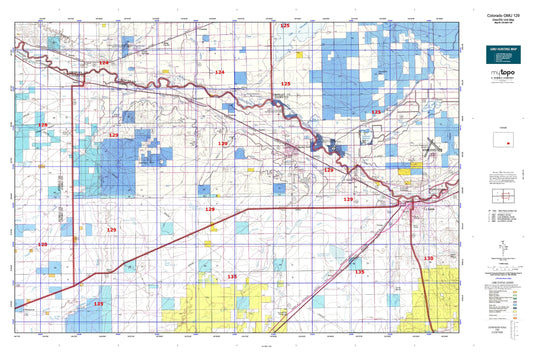 Colorado GMU 129 Map Image