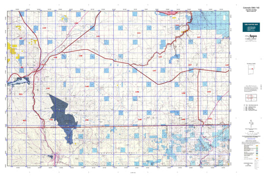Colorado GMU 140 Map Image
