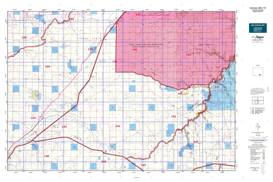 Colorado GMU 141 Map Image
