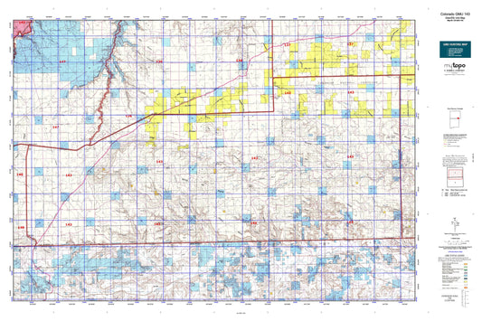 Colorado GMU 143 Map Image