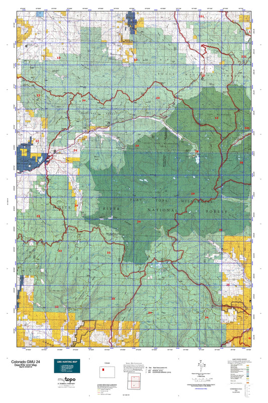 Colorado GMU 24 Map Image