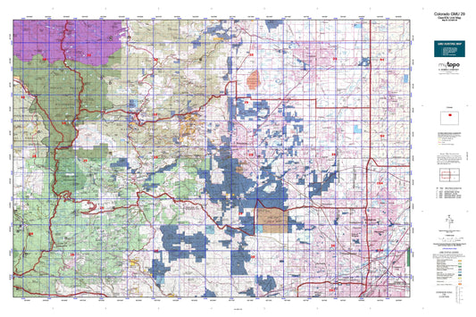 Colorado GMU 29 Map Image