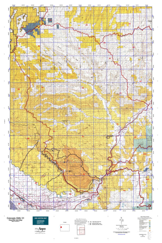 Colorado GMU 31 Map Image