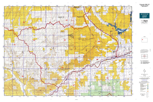 Colorado GMU 32 Map Image