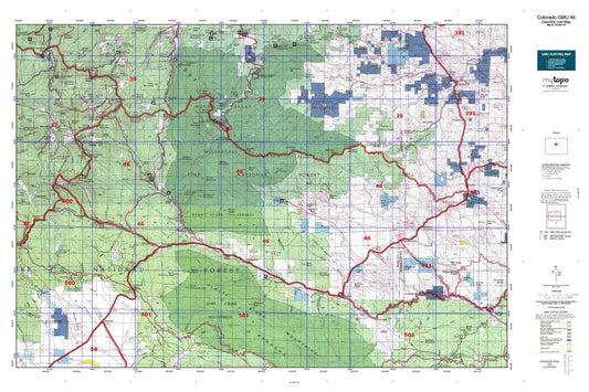 Colorado GMU 46 Map Image