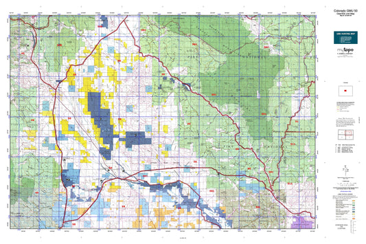 Colorado GMU 50 Map Image