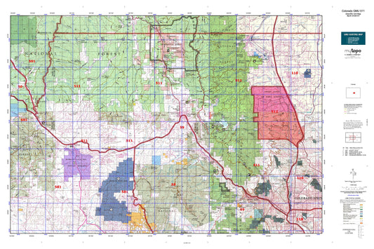 Colorado GMU 511 Map Image