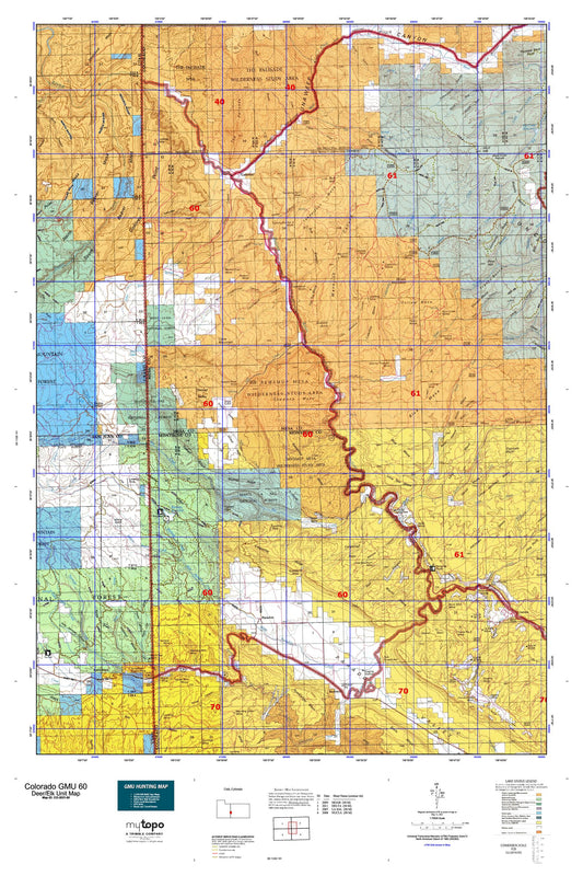Colorado GMU 60 Map Image