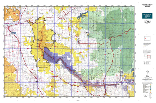 Colorado GMU 63 Map Image