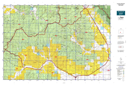 Colorado GMU 681 Map Image