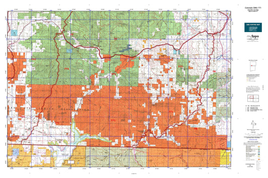 Colorado GMU 771 Map Image
