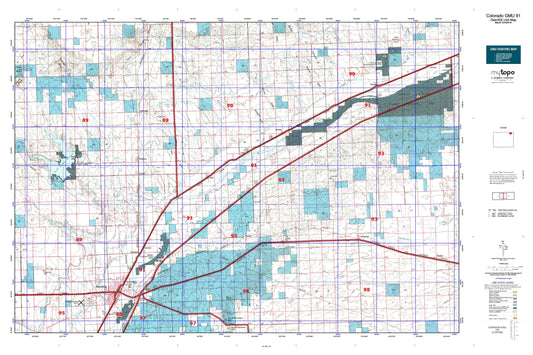 Colorado GMU 91 Map Image