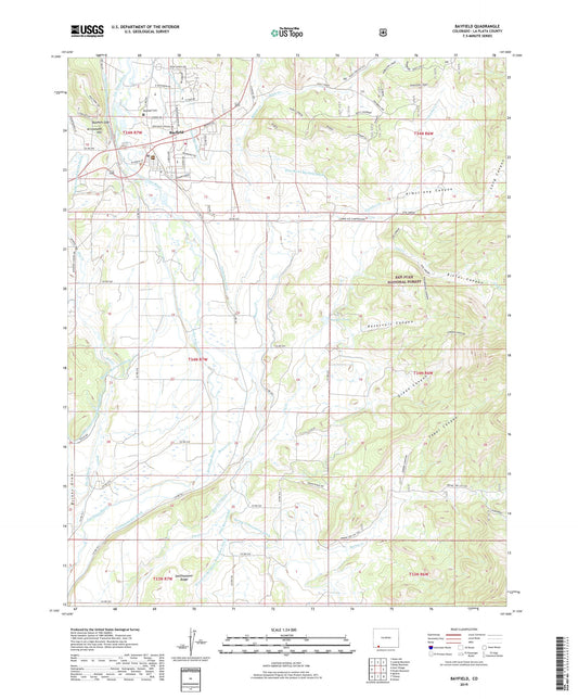 Bayfield Colorado US Topo Map Image