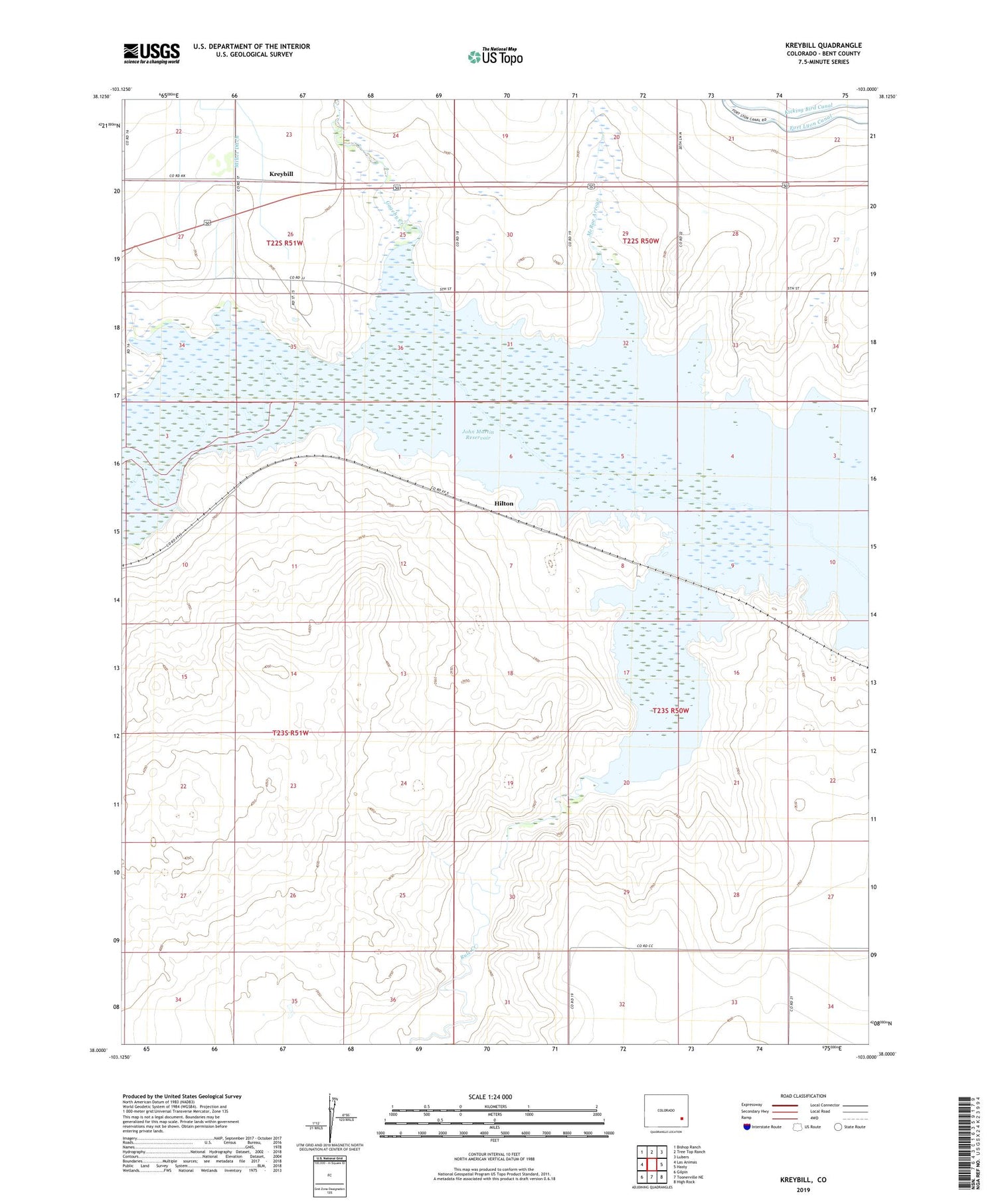 Kreybill Colorado US Topo Map Image