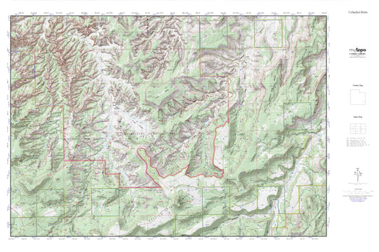 Canyonlands National Park_Salt Creek-Lavender Can MyTopo Explorer Series Map Image