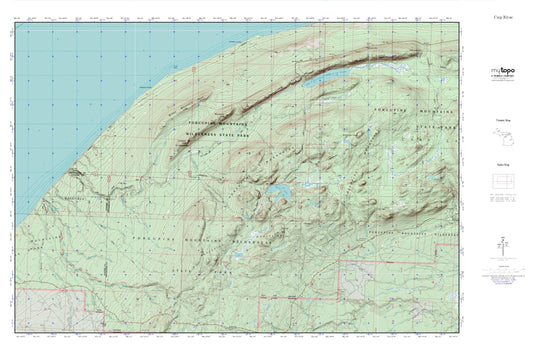 Carp River MyTopo Explorer Series Map Image