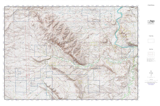 Chalk Buttes MyTopo Explorer Series Map Image