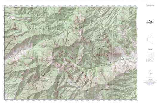 Charleston Peak MyTopo Explorer Series Map Image