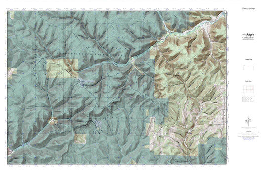 Cherry Springs MyTopo Explorer Series Map Image