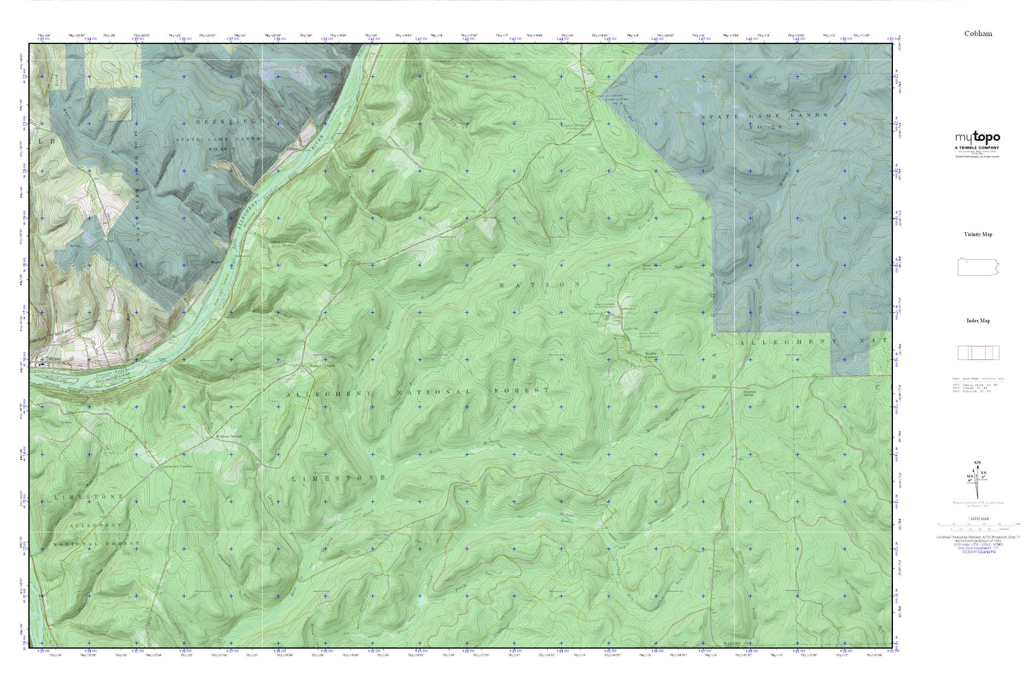 Cobham MyTopo Explorer Series Map Image