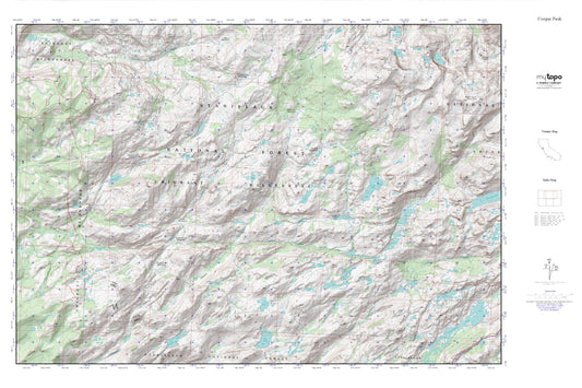 Cooper Peak MyTopo Explorer Series Map Image