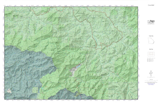 Coosa Bald MyTopo Explorer Series Map Image