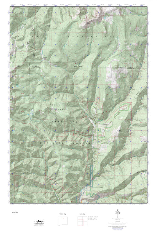 Cowles MyTopo Explorer Series Map Image