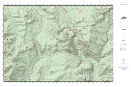Crawford Notch MyTopo Explorer Series Map Image