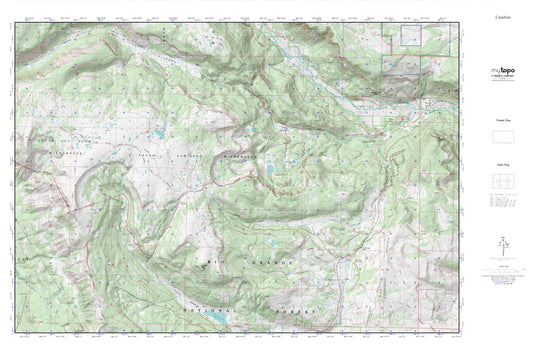 Cumbres MyTopo Explorer Series Map Image