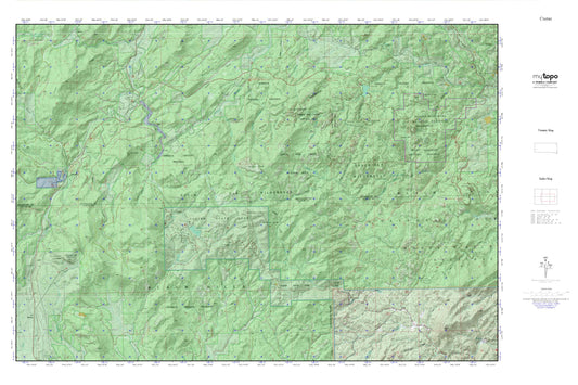 Custer MyTopo Explorer Series Map Image