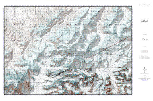 Denali MyTopo Explorer Series Map Image