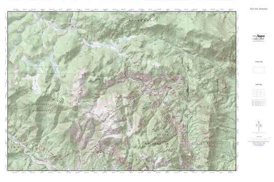 Denver_Lost Creek Wilderness Loop MyTopo Explorer Series Map Image