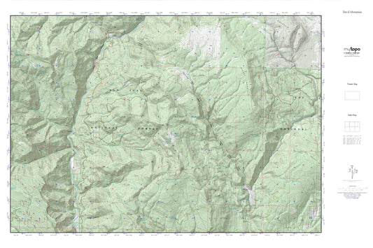 Devil Mountain MyTopo Explorer Series Map Image