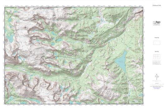Dickinson Park MyTopo Explorer Series Map Image