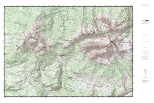 Dolores Peak MyTopo Explorer Series Map Image