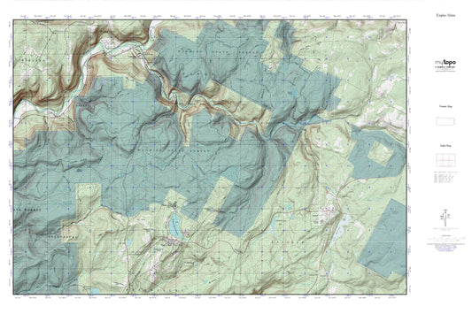 Eagles Mere MyTopo Explorer Series Map Image