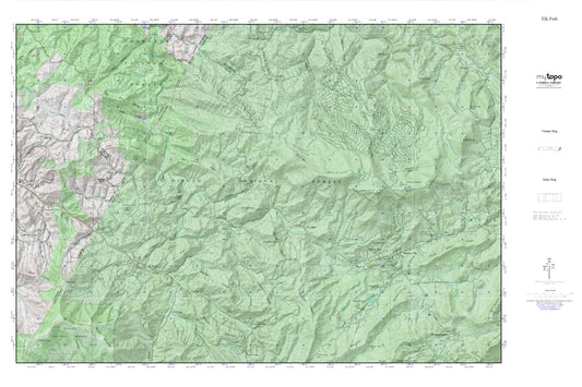 Elk Park MyTopo Explorer Series Map Image