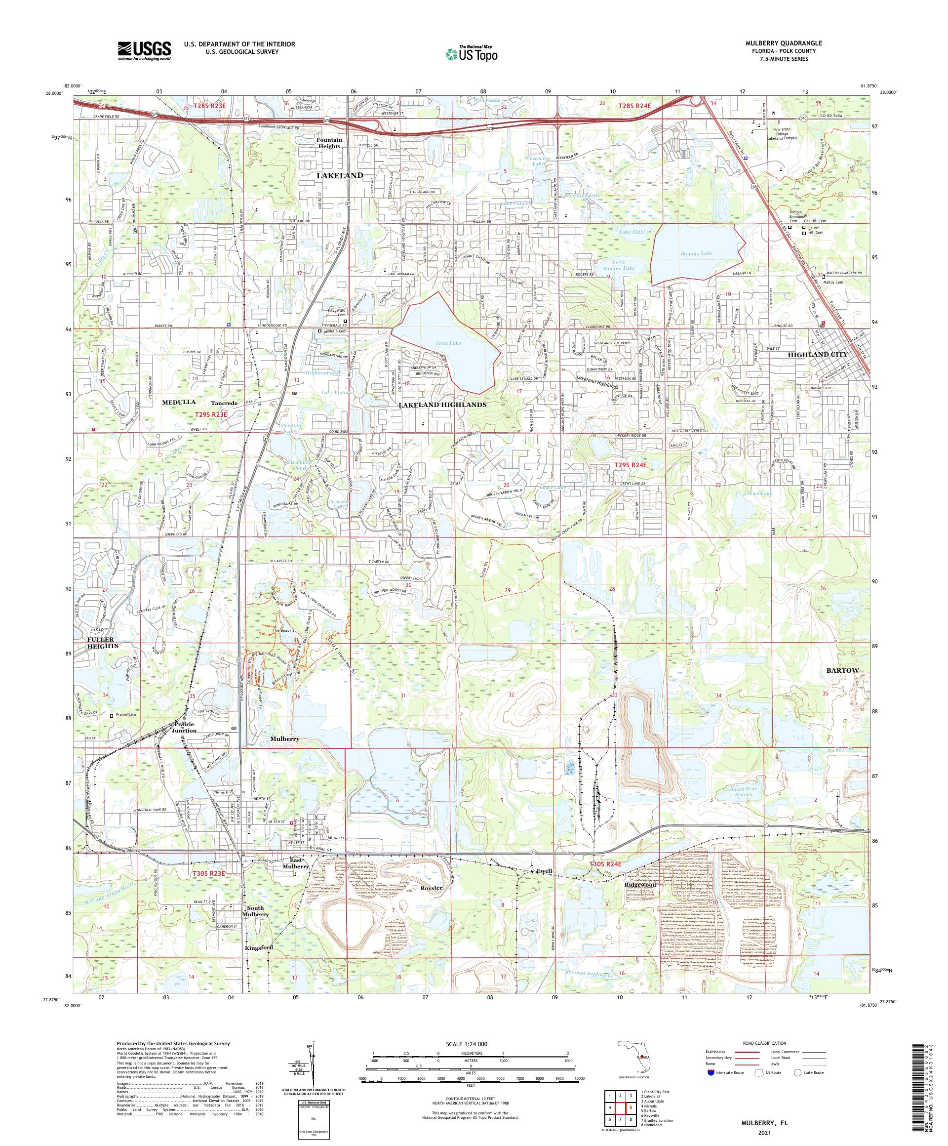 Mulberry florida discount map