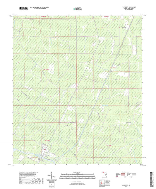 White City Florida US Topo Map Image