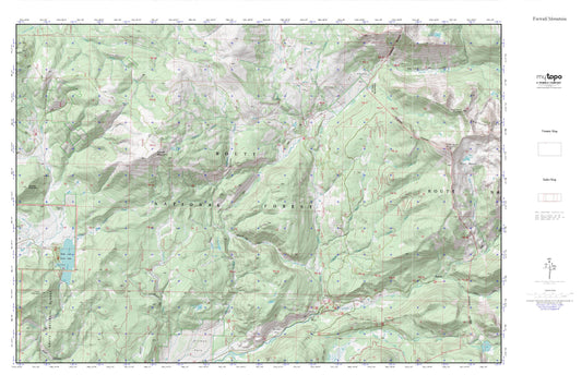 Farwell Mountain MyTopo Explorer Series Map Image