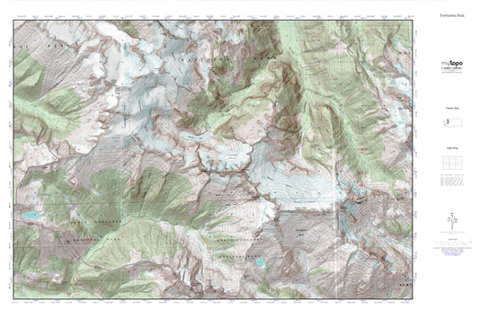 Forbidden Peak MyTopo Explorer Series Map Image