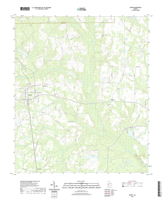 Edison Georgia US Topo Map Image