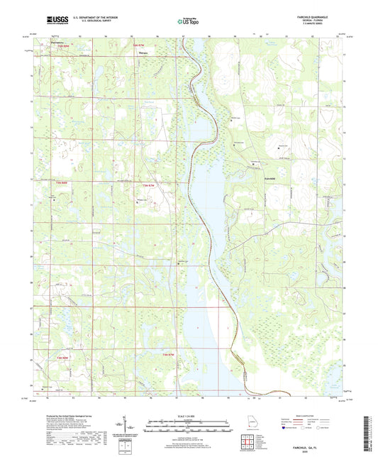 Fairchild Georgia US Topo Map Image