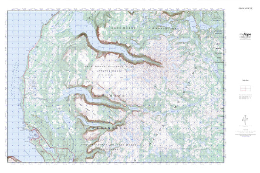 Gros Morne MyTopo Explorer Series Map Image